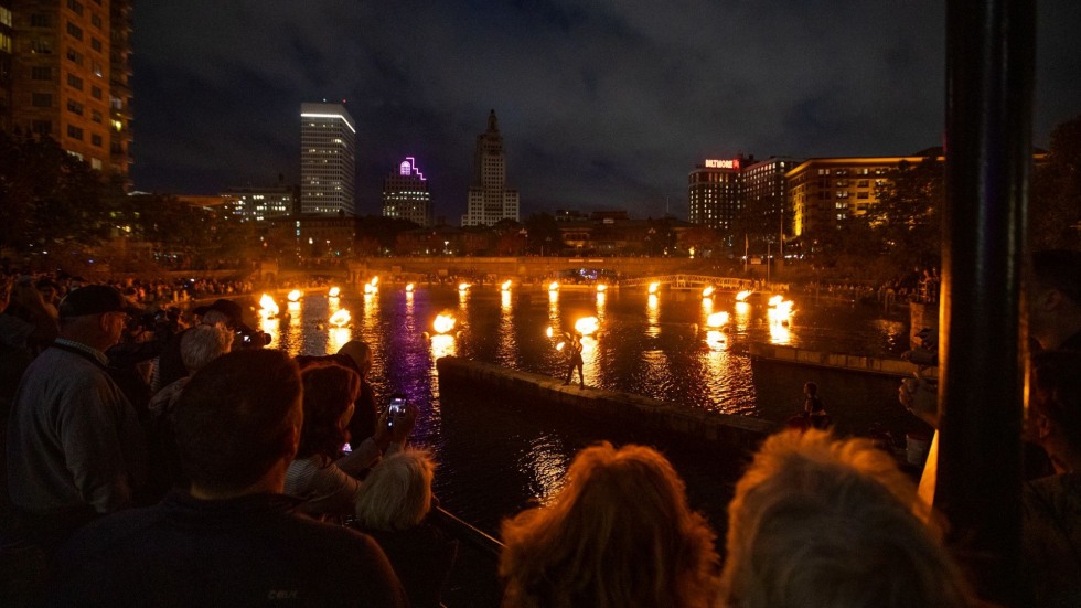 Providence River Basin during WaterFire